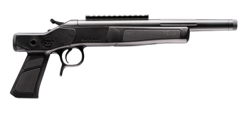 CVA CP804 Scout XP 350 Legend 1rd 11.50" Matte Stainless Steel Fluted Threaded Barrel, Picatinny Rail, Graphite Black XP Pistol Grip                                                                    