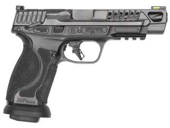 Smith & Wesson 14071 M&P M2.0 Competitor HD 9mm Luger 10+1 5" Overall Black Armornite Stainless Steel Spiral Fluted Barrel, Lightening Cut/Optic Ready/Serrated Slide & Stainless Steel Frame w/Picatinn