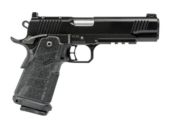 Kimber Mfg, Inc 3600302 DS Warrior 9mm Luger 20+1 5" Matte Stainless Barrel, KimPro Black Optic Cut/Serrated Slide, Black Stainless Steel Frame w/Beavertail & Picatinny Rail, Black Carbon Fiber Grip