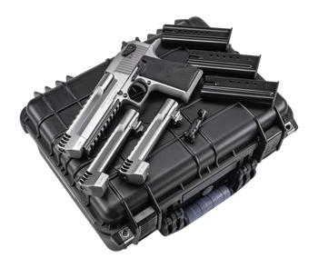 Magnum Research DEXIX6SRMB Desert Eagle Mark XIX Component System Full Size 9+1 357 Mag/8+1 44 Mag/7+1 50 AE 6"  Integral Muzzle Brake/Picatinny Rail Stainless Steel Barrel, Serrated Slide, Frame w/Be