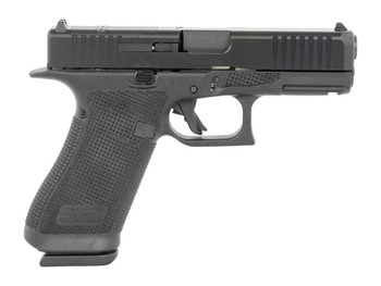 Glock U64550201 G45 Gen6 Crossover Frame 9mm Luger 10+1 4.02" Black GMB Barrel, Black nDLC Steel Optic Ready/Serrated Slide, Black Polymer Frame w/Accessory Rail, Interchangeable Backstrap Grip, Ambid
