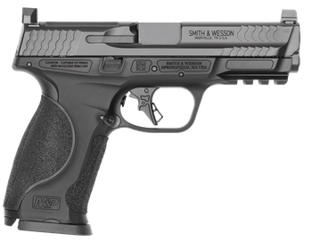 Smith & Wesson 14792 M&P9 M2.0 Metal Full Size 9mm Luger 17+1 4.25" Black Armornite Stainless Steel Barrel & Optic Cut/Serrated Slide, Black Anodized Aluminum Frame w/Picatinny Rail, Interchangeable P