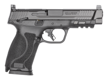 Smith & Wesson 14505 M&P M2.0 Full Size 10mm Auto 10+1 4.60" Black Armornite Stainless Steel Barrel & Optic Cut/Serrated Slide, Black Polymer Frame w/Picatinny Rail, Interchangeable Palmswell Grip    