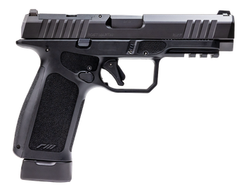 Rost Martin RM1FBLKOSP10CA RM1F  9mm Luger 10+1 4.50" Black Match Grade Barrel, Black Nitron Steel Optic Ready/Serrated Slide, Black Polymer Frame w/Picatinny Rail, RMR Footprint, Ambidextrous        