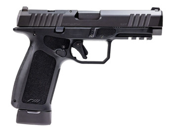 Rost Martin RM1FBLKOSP10CA RM1F 9mm Luger 10+1 4.50" Black Match Grade Barrel, Black Nitron Steel Optic Ready/Serrated Slide, Black Polymer Frame w/Picatinny Rail, RMR Footprint, Ambidextrous