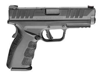 Springfield Armory XDDG9101BLCM4 XD MOD4 9mm Luger 10+1 4" Black Melonite Steel Barrel & Optic Ready/Serrated Slide, Black Polymer Frame w/Picatinny Rail, Textured Grip