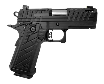 Live Free Armory HG8645-N Apollo 11 V2 Sub-Compact 9mm Luger 18+1 3.35" Stainless Barrel, Black Cerakote Steel Optic Ready/Serrated Slide, Black Cerakote Steel Frame w/Beavertail & Picatinny Rail, Bla