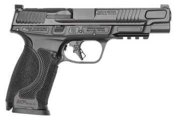 Smith & Wesson 14811 M&P9 M2.0 Metal Full Size Frame 9mm Luger 15+1 5" Black Armornite Stainless Steel Barrel & Optic Ready/Serrated Slide, Black Armornite Stainless Steel Frame w/Picatinny Rail, Inte