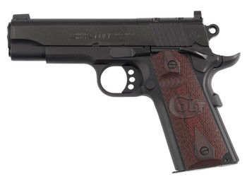 Colt Mfg O4942XEOR Commander Combat 9mm Luger 9+1 4.25" Stainless National Match Barrel, Blued Steel Optic Ready/Serrated Slide, Blued Aluminum Frame w/Beavertail, Black Cherry G10 Grips, Ambidextrous