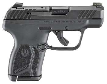 Ruger 13765 LCP Max  Compact Frame 380 ACP 10+1 2.80" Black Oxide Alloy Steel Barrel, Black Nitride Alloy Steel Serrated Slide, Black Polymer Frame, Textured Grip, No Manual Safety                    