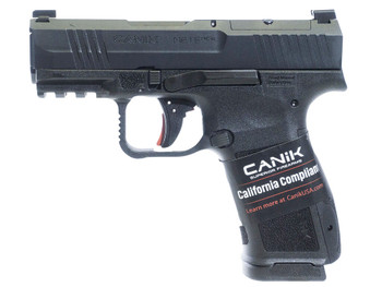 Canik HG7884CA-N Mete MC9L *CA Compliant 9mm Luger 10+1 3.18" Black Steel Barrel, Black Nitride Steel Serrated Slide, Black Polymer Frame w/Picatinny Rail, Interchangeable Backstrap Grip