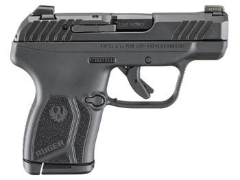 Ruger 13760 LCP Max Compact Frame 380 ACP 10+1 2.80" Black Oxide Alloy Steel Barrel, Black Nitride Alloy Steel Serrated Slide, Black Polymer Frame, Textured Grip, Manual Safety