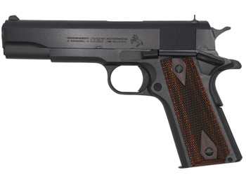 Colt Mfg O1911C38RB Government 38 Super 9+1 5" National Match Barrel, Blued Carbon Steel Serrated Slide, Blued Carbon Steel Frame w/Beavertail
