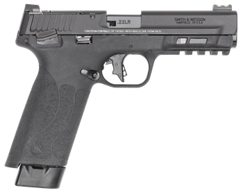 Smith & Wesson 14312 M&P 22x Full Size Frame 22 LR 20+1 4.10" Black Armornite Threaded Barrel, Black Armornite Optic Cut/Serrated Slide, Black Polymer Frame w/Picatinny Rail, Textured Grip            