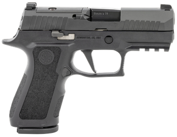 Sig Sauer 320XC9BXR3PR210 P320 XCompact 9mm Luger 10+1 3.60" Carbon Steel Barrel, Black Nitron Optic Ready/Serrated SS Slide, Black Stainless Steel Frame w/Picatinny Rail, Black XCompact Polymer Grips