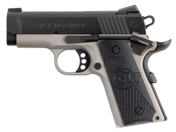 Colt Mfg O7000XETT Defender  45 ACP 7+1 3" Carbon Steel Slide, Aluminum Frame w/Beavertail, G10 Grip                                                                                                    