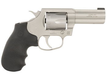 Colt Mfg KCOBRASM3BB King Cobra Small 357 Mag 6 Shot 3" Matte Stainless Steel Barrel, Cylinder Frame, Black Hogue Overmolded Grips, Exposed Hammer