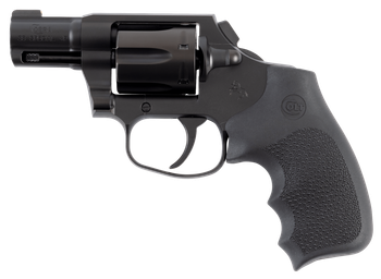 Colt Mfg COBRAMB2RNS Night Cobra  38 Special +P 6rd Shot 2" Black PVD Stainless Steel Barrel, Cylinder & Frame, Black Hogue Overmolded Grip, Exposed Hammer                                             