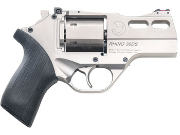 Chiappa Firearms CF340341 Rhino 30DS *CA Compliant Small 10mm Auto 6 Shot 3" Black Anodized Picatinny Rail/Vent Rib Barrel, Black Cylinder Black Anodized Aluminum Frame w/Picatinny Rail, Walnut Grip