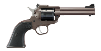 Ruger 2071 Super Wrangler 250th Anniversary 22 LR/22 WMR 6 Shot 4.62" Dark Bronze Cerakote Steel Engraved Barrel, Steel Frame, Checkered Synthetic Grip, Transfer Bar Safety, Exposed Hammer            