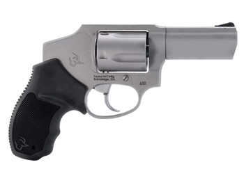 Taurus 2-650139 650 Small 357 Mag 38/Special +P 5 Shot 3" Stainless Steel Barrel, Cylinder & Frame, Black Rubber Grip, Transfer Bar Safety, Concealed Hammer