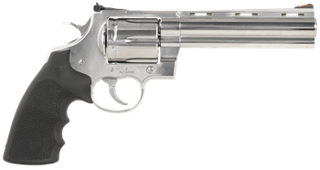 Colt Mfg ANACONDASP6RTS45C Anaconda  45 Colt (Long Colt) 6rd Shot 6" Stainless Vent Rib Barrel, Cylinder & Frame, Black Grip                                                                            