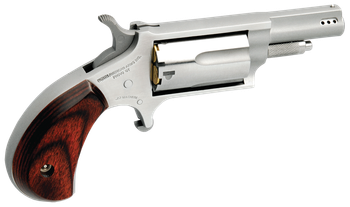 North American Arms 22MP Mini-Revolver  22 WMR 5 Shot 1.63" Stainless Steel Ported Barrel, Stainless Steel Frame & Cylinder, Rosewood Birdshead Grip, Exposed Hammer                                    