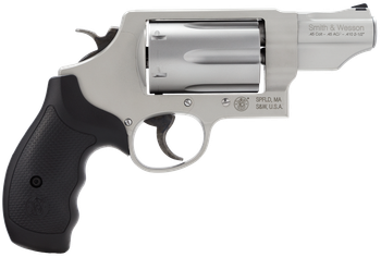Smith & Wesson 160410 Governor  45 Colt (LC) Or 2.50" 410 Gauge, 2.75" Stainless Barrel, 6rd  Stainless Cylinder, Matte Silver Scandium Alloy Z-Frame, Black Polymer Grip                               