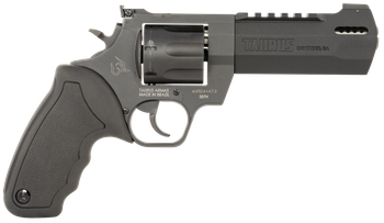 Taurus 2357051RH Raging Hunter  357 Mag 7rd 5.12" Matte Black Oxide Steel Black Rubber with Integrated Red Cushion Insert Grip                                                                          