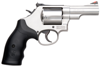 Smith & Wesson 10064 Model 69 Combat Magnum 44 Rem Mag Stainless Steel 2.75" Barrel, 5rd Cylinder & L-Frame, Full Length Extractor Rod, Internal Lock                                                   