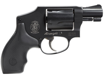 Smith & Wesson 150544 Model 442 *CA Compliant 38 S&W Spl +P 5 Shot 1.88" Stainless Steel Barrel, Carbon Steel Cylinder, Aluminum J-Frame, Black Metal Finish, Integral Front Sight, No Safety Lock
