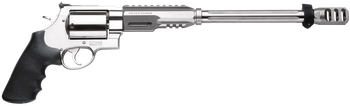 Smith & Wesson 170339 Performance Center Model 460 XVR 460 S&W Mag 5rd 14" MB Stainless Steel Barrel & Cylinder Satin Stainless Steel Frame with Black Polymer Grip Includes Bipod                      