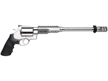 Smith & Wesson 170339 Performance Center Model 460 XVR 460 S&W Mag 5rd 14" MB Stainless Steel Barrel & Cylinder Satin Stainless Steel Frame with Black Polymer Grip Includes Bipod