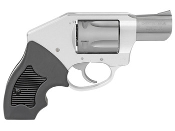 Charter Arms 53811 Off Duty Small 38 Special, 5 Shot 2" Stainless Steel Barrel & Cylinder, Anodized Aluminum Frame w/Black Finger Grooved Rubber Grip