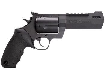 Taurus 2460051RH Raging Hunter 460 S&W Mag 5rd 5.12" Matte Black Barrel Matte Black Oxide Steel Cylinder & Frame Black Rubber with Integrated Cushion Insert Grip