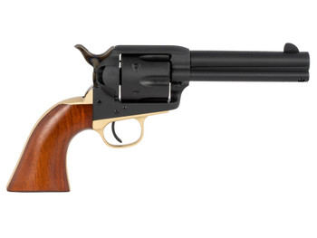 Taylors & Company 550430 Old Randall 357 Mag Caliber with 4.75" Barrel, 6rd Capacity Cylinder, Overall Blued Finish Steel & Walnut Navy Size Grip