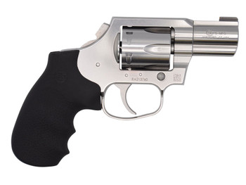 Colt Mfg KCOBRASB2BB King Cobra Carry 357 Mag 6 Shot 2" DAO Brushed Stainless Steel Barrel, Cylinder & Frame, Black Hogue Rubber w/Finger Grooves Grip