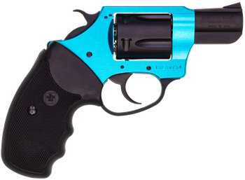 Charter Arms 53864 Undercover Lite Santa Fe Sky Small 38 Special, 5 Shot 2" Black Stainless Steel Barrel & Cylinder, Turquoise Aluminum Frame w/Black Finger Grooved Rubber Grip, Exposed Hammer        