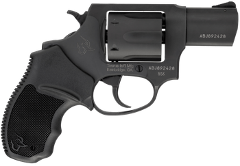Taurus 2-85621 856 *CA Compliant Small 38 Special +P 6 Shot 2" Matte Black Carbon Steel Barrel, Cylinder & Frame, Black Finger Grooved Rubber Grip, Transfer Bar Safety, Exposed Hammer                 