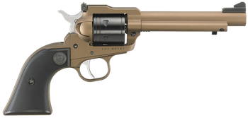 Ruger 2034 Super Wrangler  22  LR/22 WMR 6 Shot 5.50" Bronze Cerakote Steel Barrel & Frame, Black Cylinder, Black Checkered Polymer Grip, Transfer Bar Safety, Exposed Hammer                           