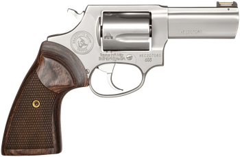 Taurus 2-605EX39 605 Executive Grade 357 Mag/38 Special +P 5 Shot 3" Polished Stainless Steel Barrel, Cylinder & Frame, Brass Rod Front/Fixed Rear Sights, Altamont Wood Grip, Includes Nanuk Case      