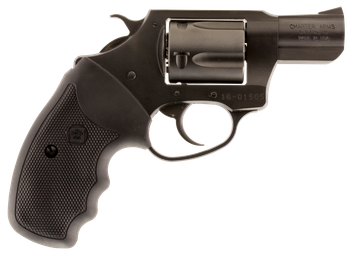 Charter Arms 63820 Undercover  Small 38 Special, 5 Shot 2" Black Nitride Stainless Steel Barrel, Cylinder & Frame, Black Finger Grooved Rubber Grip, Exposed Hammer                                     