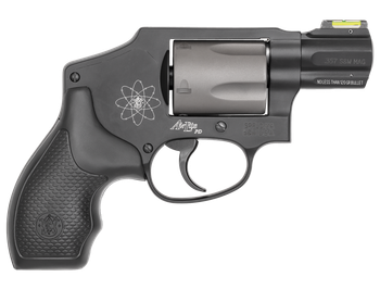 Smith & Wesson 163062 Model 340 Personal Defense 357 Mag Or 38 S&W Spl +P 1.88" Black Stainless Steel Barrel, 5rd Titanium Cylinder , Black Scandium Alloy J-Frame , HiViz Fiber Optic Green Front Sight
