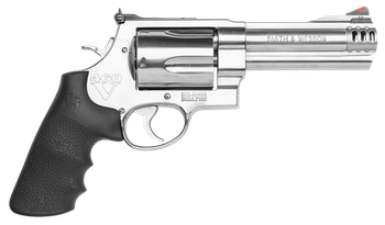 Smith & Wesson 163465 Model 460 XVR 460 S&W Mag 5" Stainless Steel Barrel & 5rd Cylinder, Satin  Stainless Steel X-Frame, Includes Two Rear Sights & Two Muzzle Brakes                                  