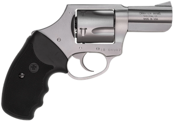 Charter Arms 74421 Bulldog  Large 44 Special, 5 Shot 2.50" Matte Stainless Steel Barrel, Cylinder & Frame w/Black Finger Grooved Rubber Grip                                                            