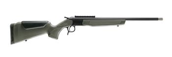CVA CR4919 Scout Spur 28 Gauge 1rd Blued Steel Receiver Picatinny Rail Receiver OD Green Synthetic Stock                                                                                                