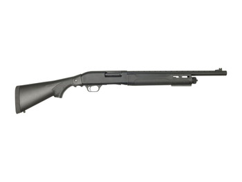 Tokarev USA 21000430 TSP 12 Gauge Pump 3" 4+1 18.50" Black Heat Shield Barrel, Black Drilled & Tapped Aluminum Receiver, Fixed Black Synthetic Stock