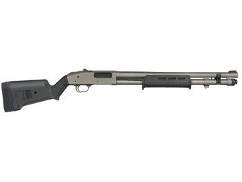 Mossberg 50797 590A1 12 Gauge 6+1 20" Tungsten Gray Cerakote Barrel & Drilled & Tapped Receiver, Magpul SGA Black Synthetic Stock
