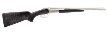 Heritage Mfg BL2018NI Badlander  20 Gauge Break Open 2rd 18.50" Nickel Side By Side Barrel & Receiver, Fixed Turkish Walnut Wood Stock                                                                  