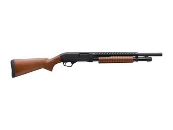 Winchester Repeating Arms 512418395 SXP Trench Pump 3" 5- 2.75" Shells 18" Matte Black Heat Shield Barrel, Matte Black Aluminum Alloy Drilled & Tapped Receiver, Fixed Satin Hardwood Stock